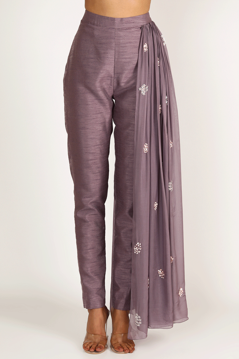 Dusted Mauve Lilac Pant Set