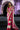 Hot Pink and Light Gold Colour block Saree With Hot Pink Embroidered Blouse