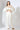 White Embroidered Off Shoulder Pant Set With Drape
