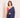 Navy Blue Embroidered Saree With Hot Pink Blouse