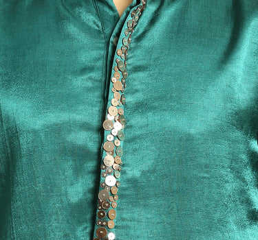 Teal Green Kurta With Pant