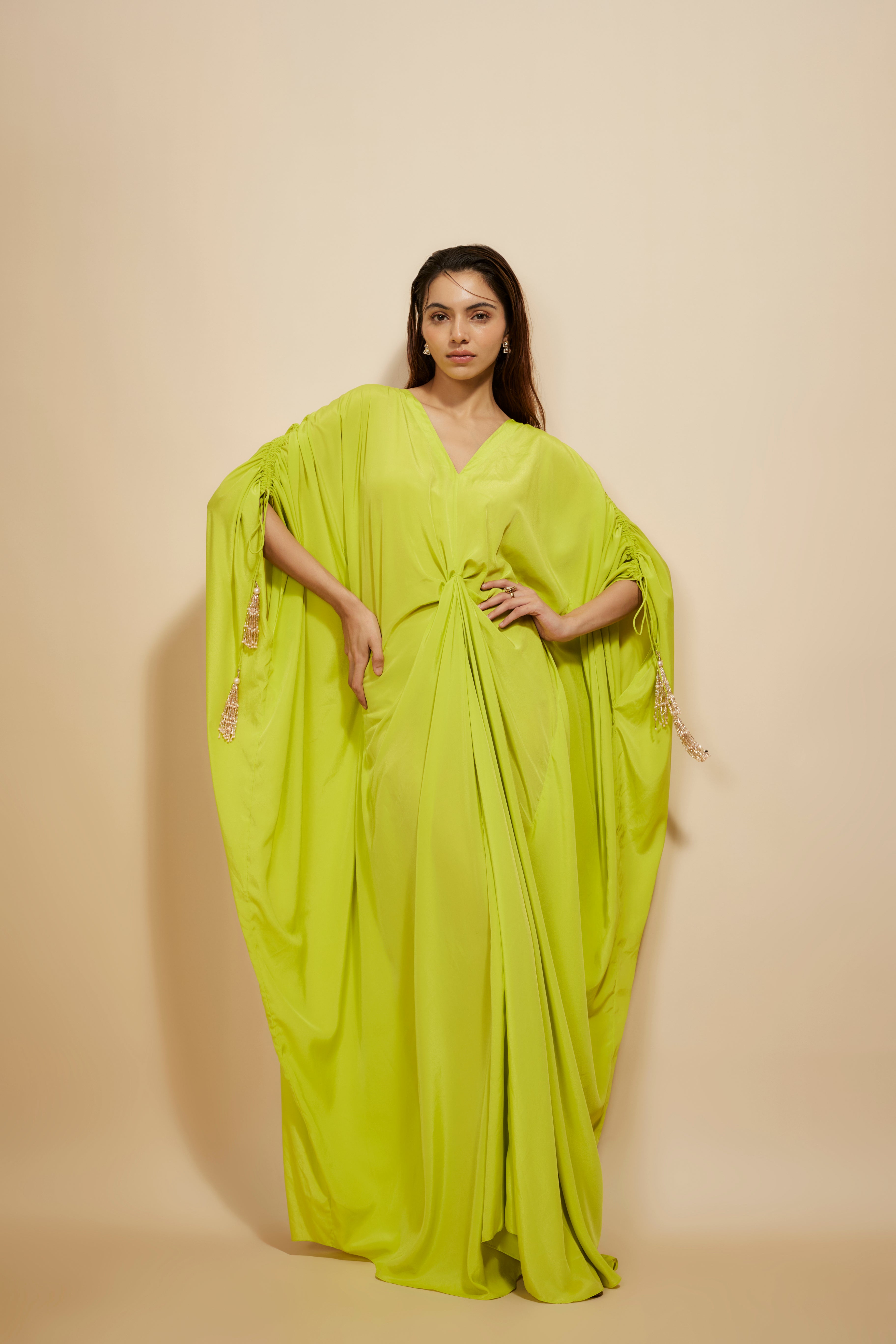 NEON GREEN KAFTAN