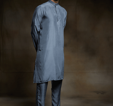 Grey Kurta Set