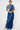 Turkey Blue Embroidered Saree