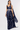Navy Blue Saree With Belt