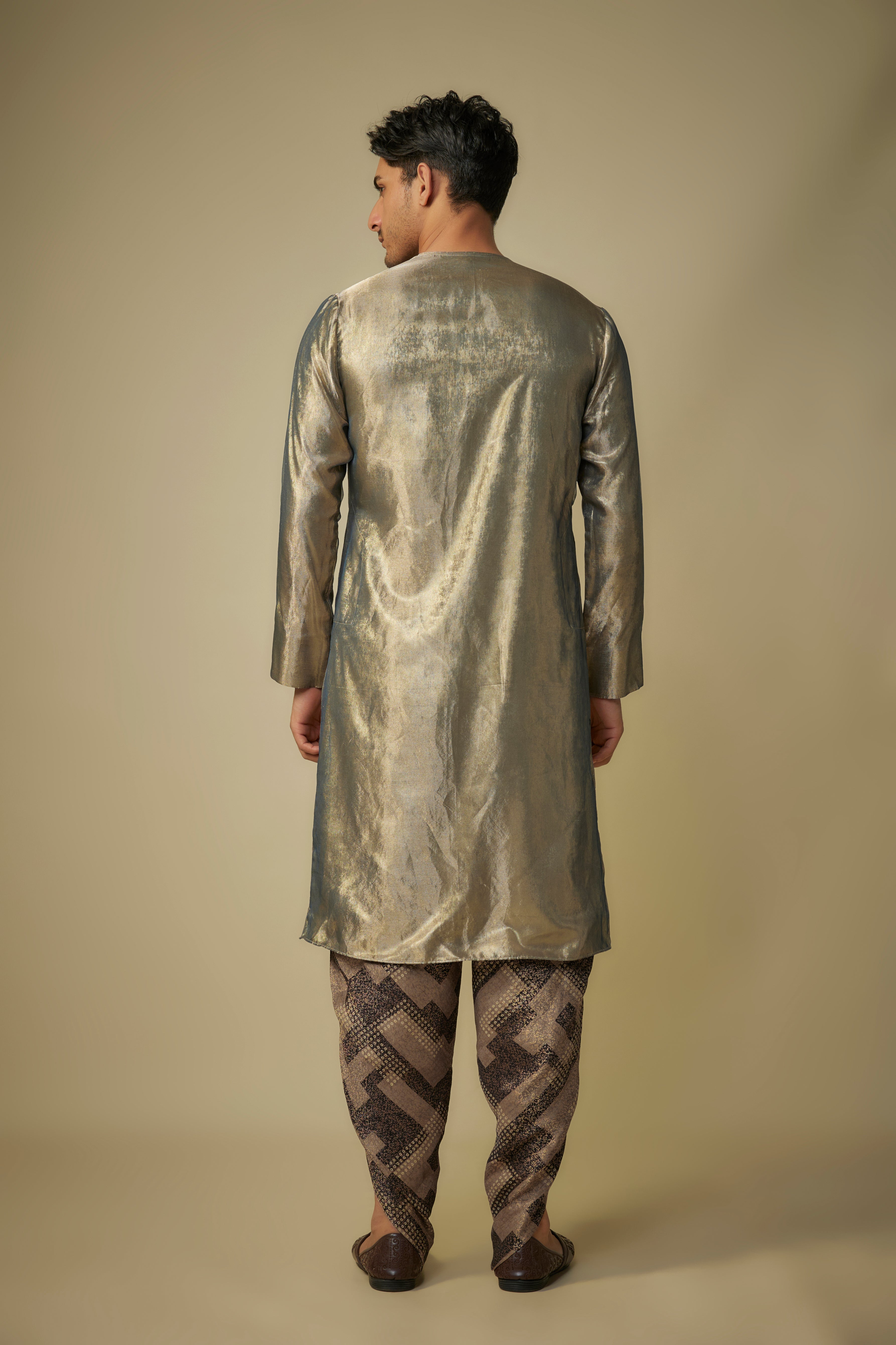 black gold angrakha set