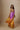 Mustard To Purple Ombre Saree With Badla Embroidered Blouse