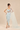 Light Blue Dhoti Set with Embroidered Drape